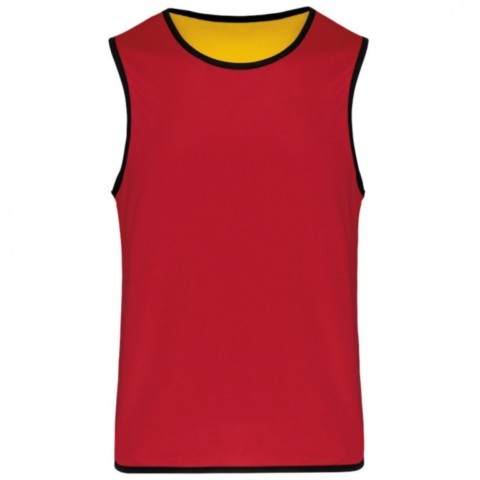 chasuble réversible rugby
