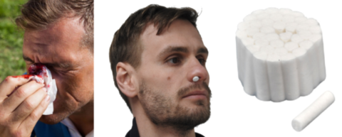 saignement nez coton mèche
